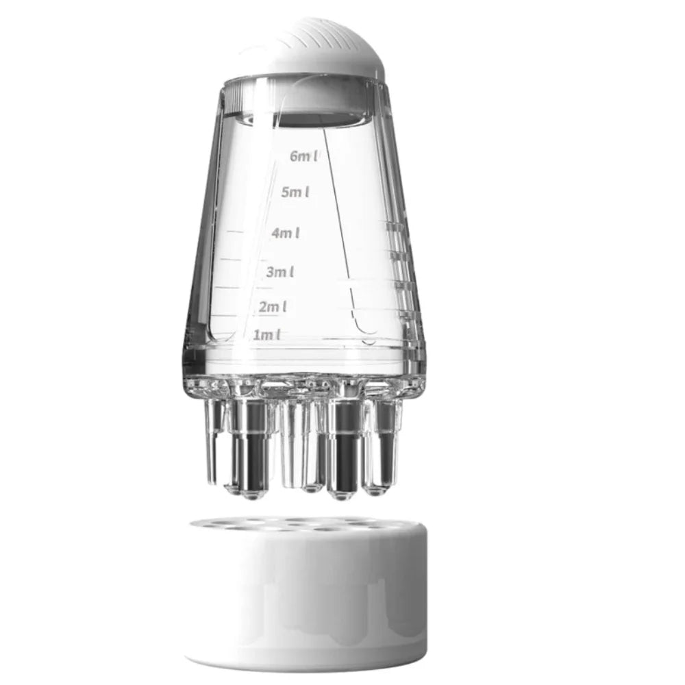 Revitalize Your Hair with the 6Ml Scalp Applicator Mini Head Massager Roller Ball Brush - Perfect for Hair Growth Essential Oils!