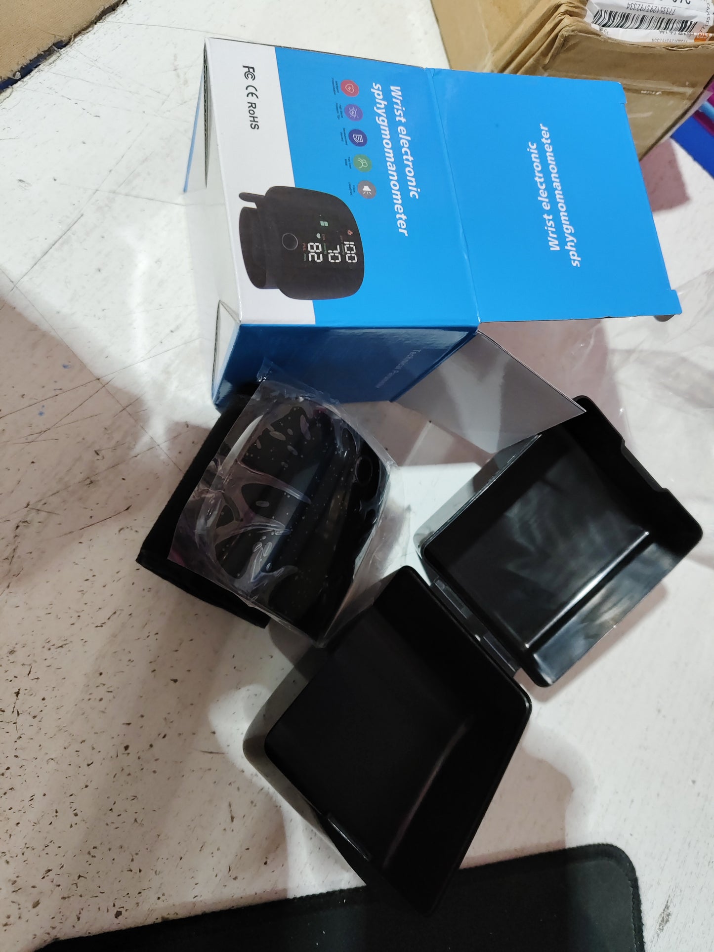 Rechargeable Wrist Blood Pressure Monitor – Digital Touch Screen Meter