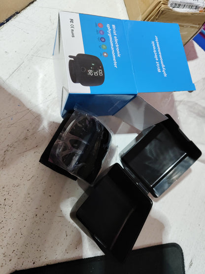 Rechargeable Wrist Blood Pressure Monitor – Digital Touch Screen Meter