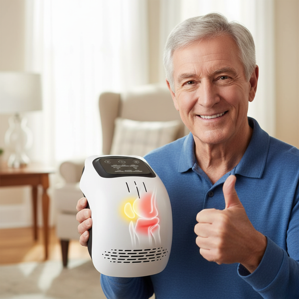 Rechargeable Heated Knee Massager with Vibration - Portable Knee Support for Daily Comfort & Recovery