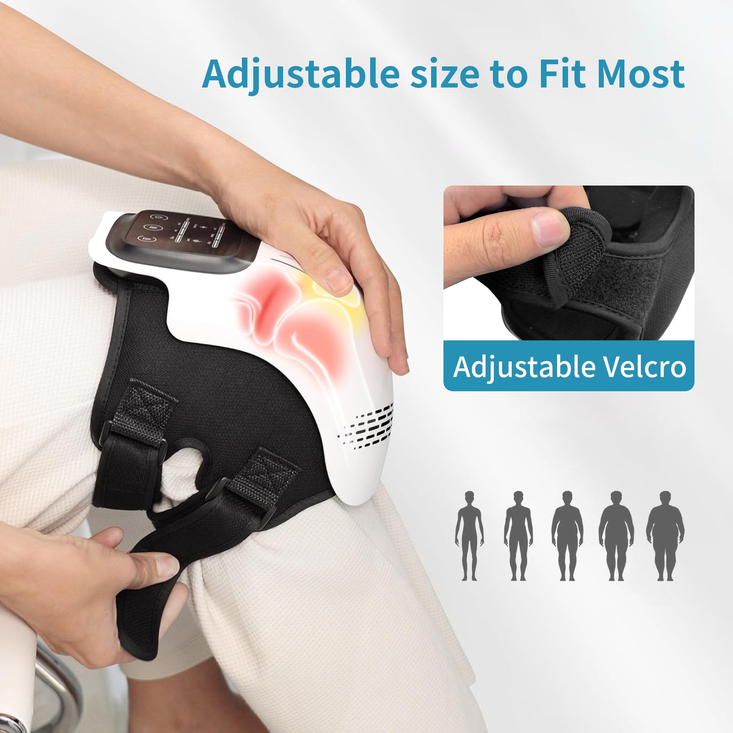 Smart Knee Massager – Deep Kneading Heat & Infrared Pain Relief Therapy