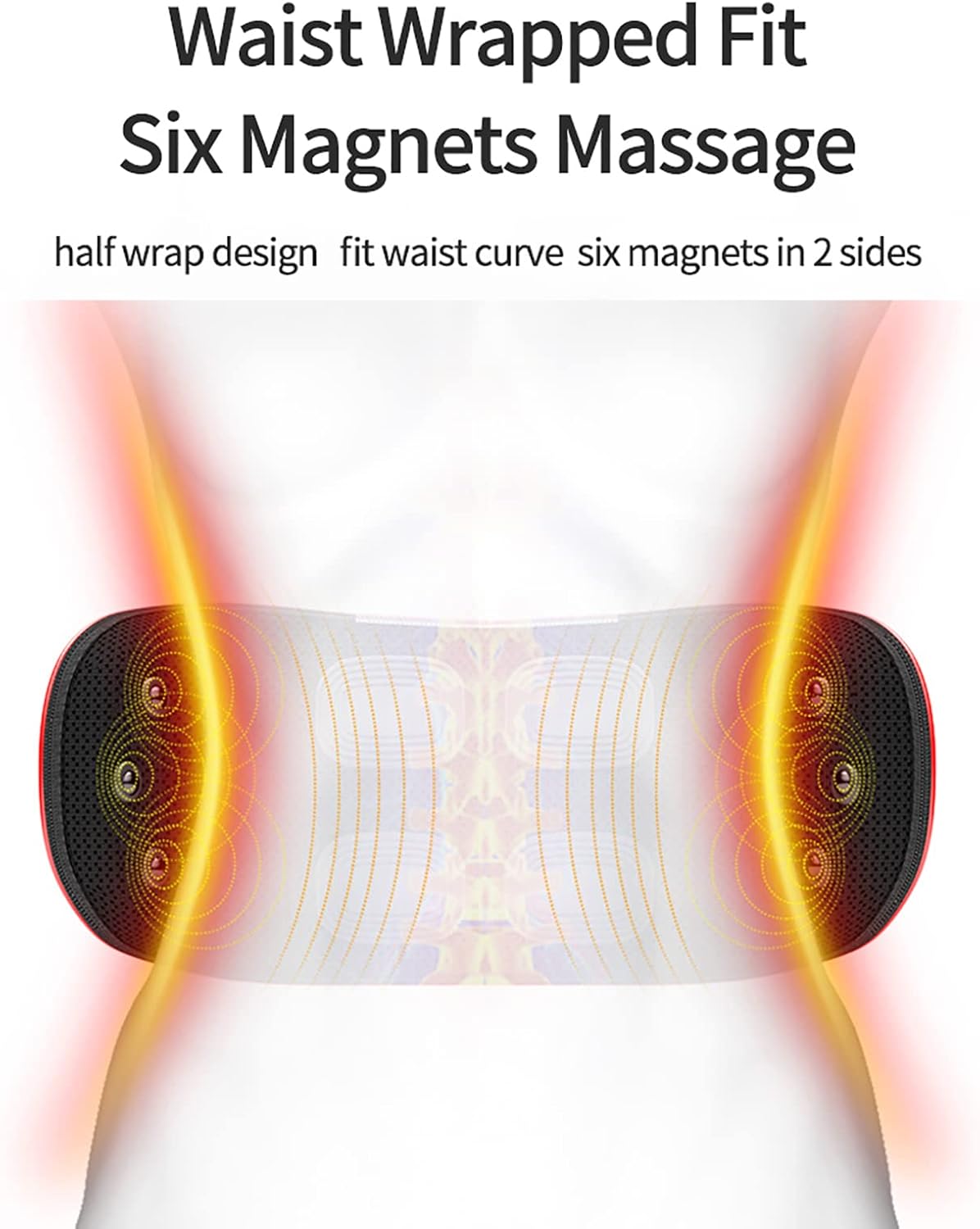 Electric Lumbar Traction Back Massager with Heat & Vibration Relief