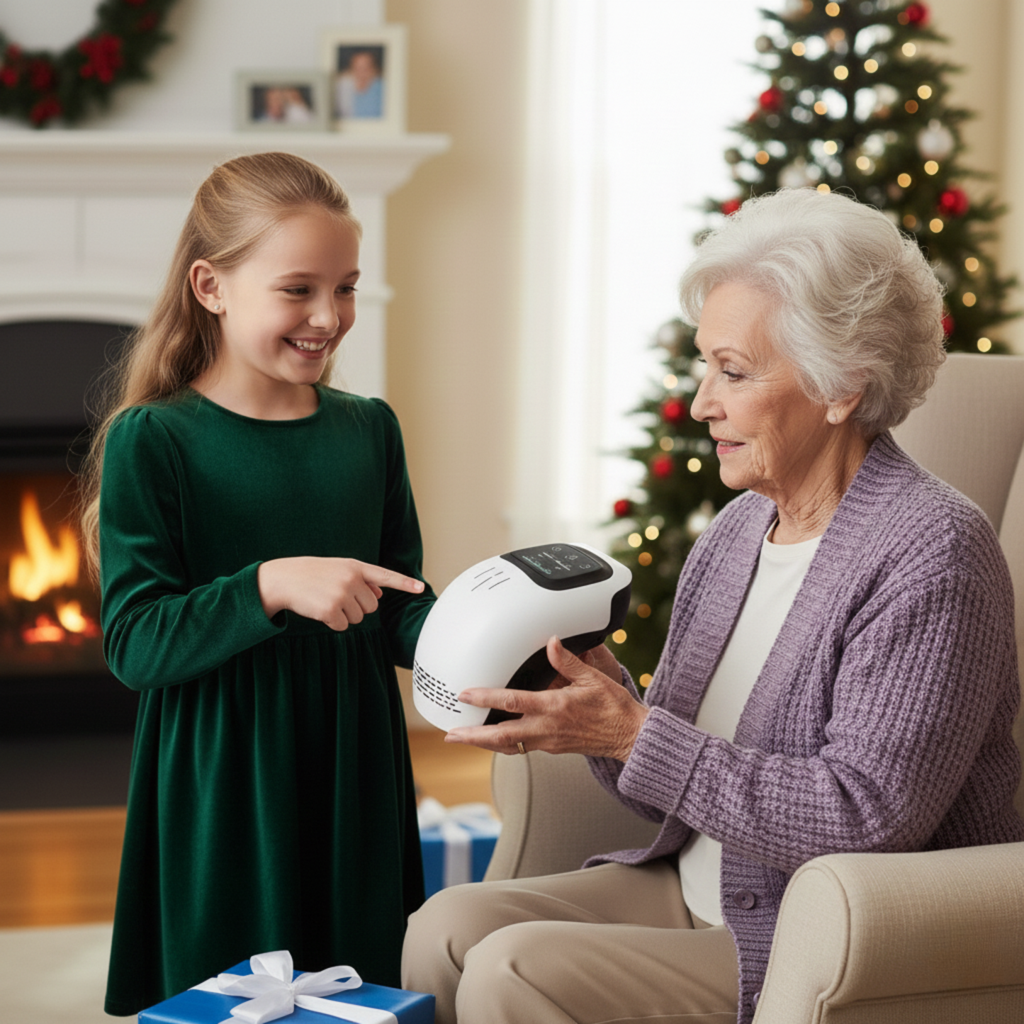 Smart Knee Massager – Deep Kneading Heat & Infrared Pain Relief Therapy
