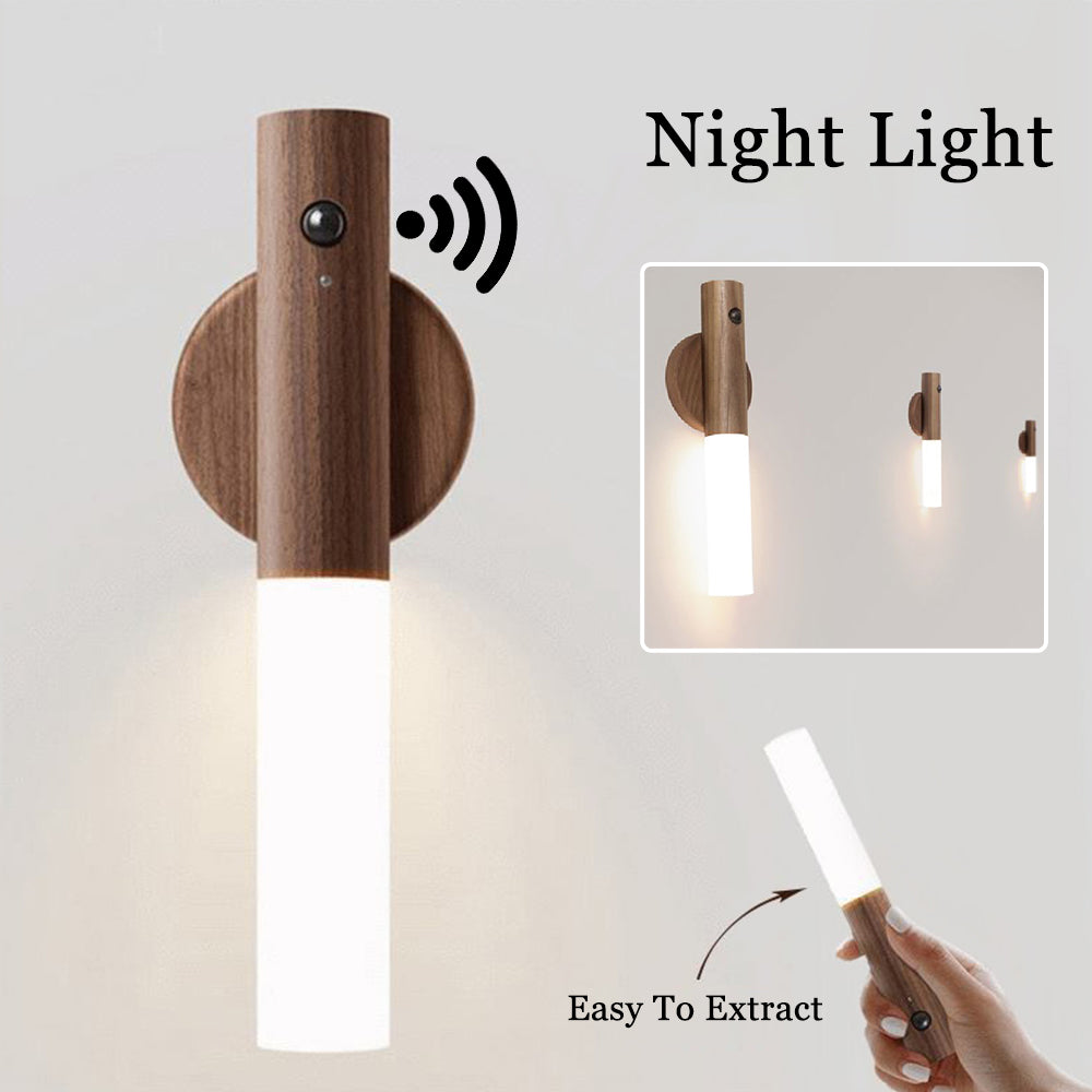 Magnetic Motion Sensor LED Night Light – USB Rechargeable