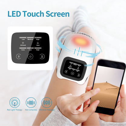 Smart Knee Massager – Deep Kneading Heat & Infrared Pain Relief Therapy