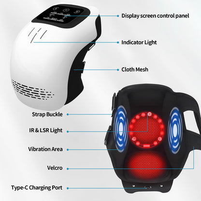 Smart Knee Massager – Deep Kneading Heat & Infrared Pain Relief Therapy