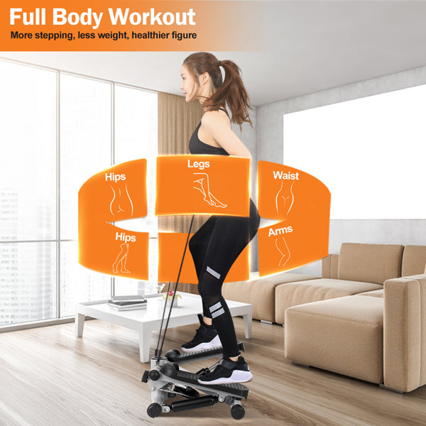 Hydraulic Fitness Step Machine With LCD Display Screen