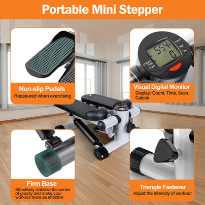 Hydraulic Fitness Step Machine With LCD Display Screen