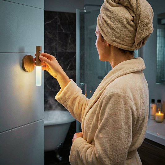 Magnetic Motion Sensor LED Night Light – USB Rechargeable