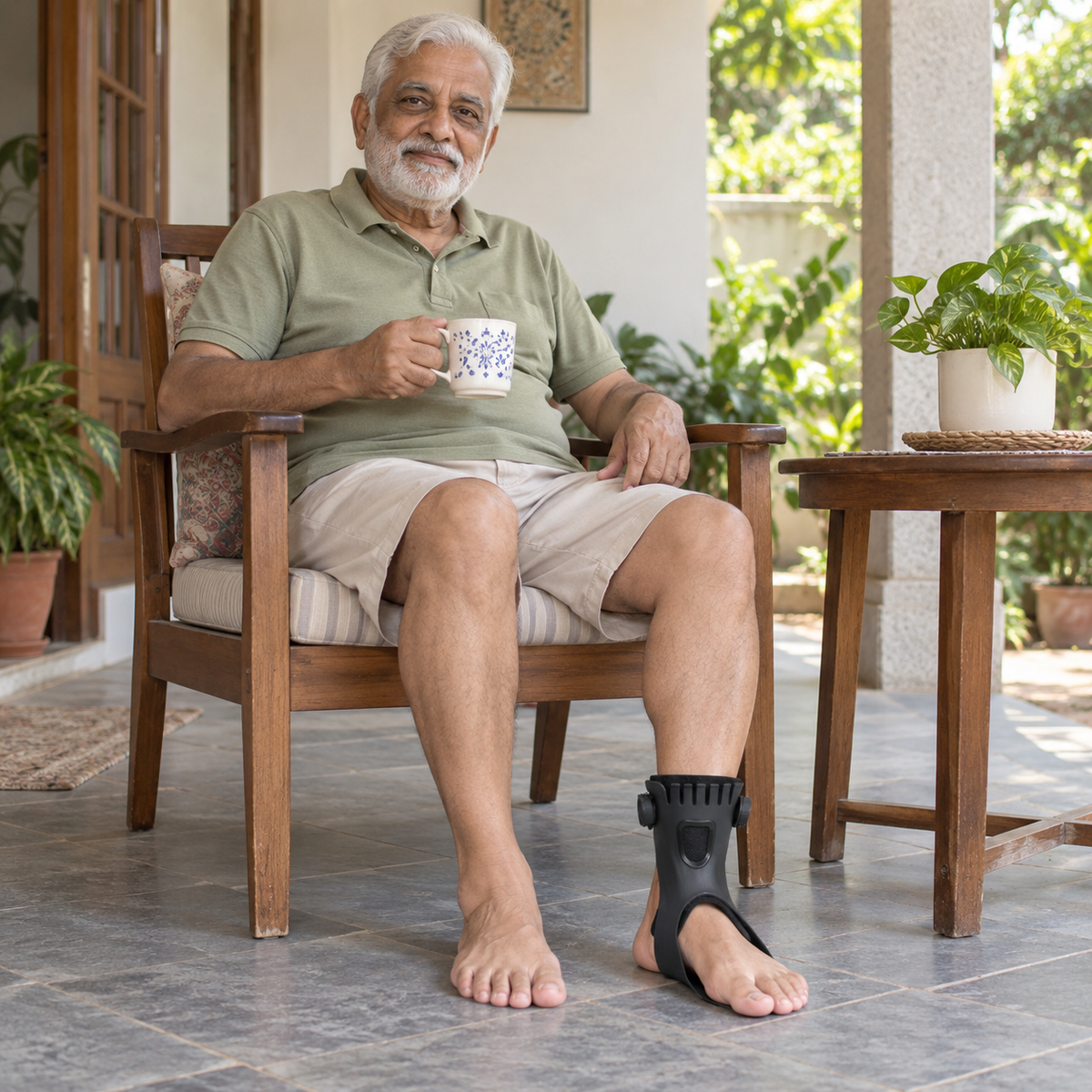 Adjustable Ankle & Foot Support Brace with Air Cushion