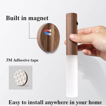 Magnetic Motion Sensor LED Night Light – USB Rechargeable