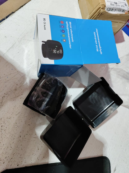 Rechargeable Wrist Blood Pressure Monitor – Digital Touch Screen Meter