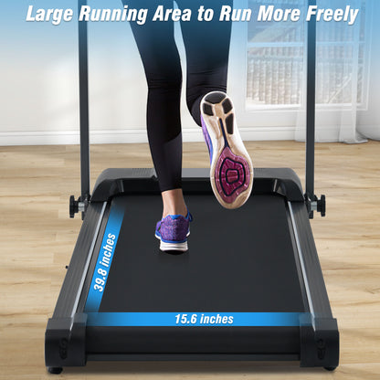 NEW Folding Treadmills Walking Pad Treadmill For Home Office -2.5HP Walking Treadmill With Incline 0.5-7.5MPH 265LBS Capacity Treadmill For Walking Running
