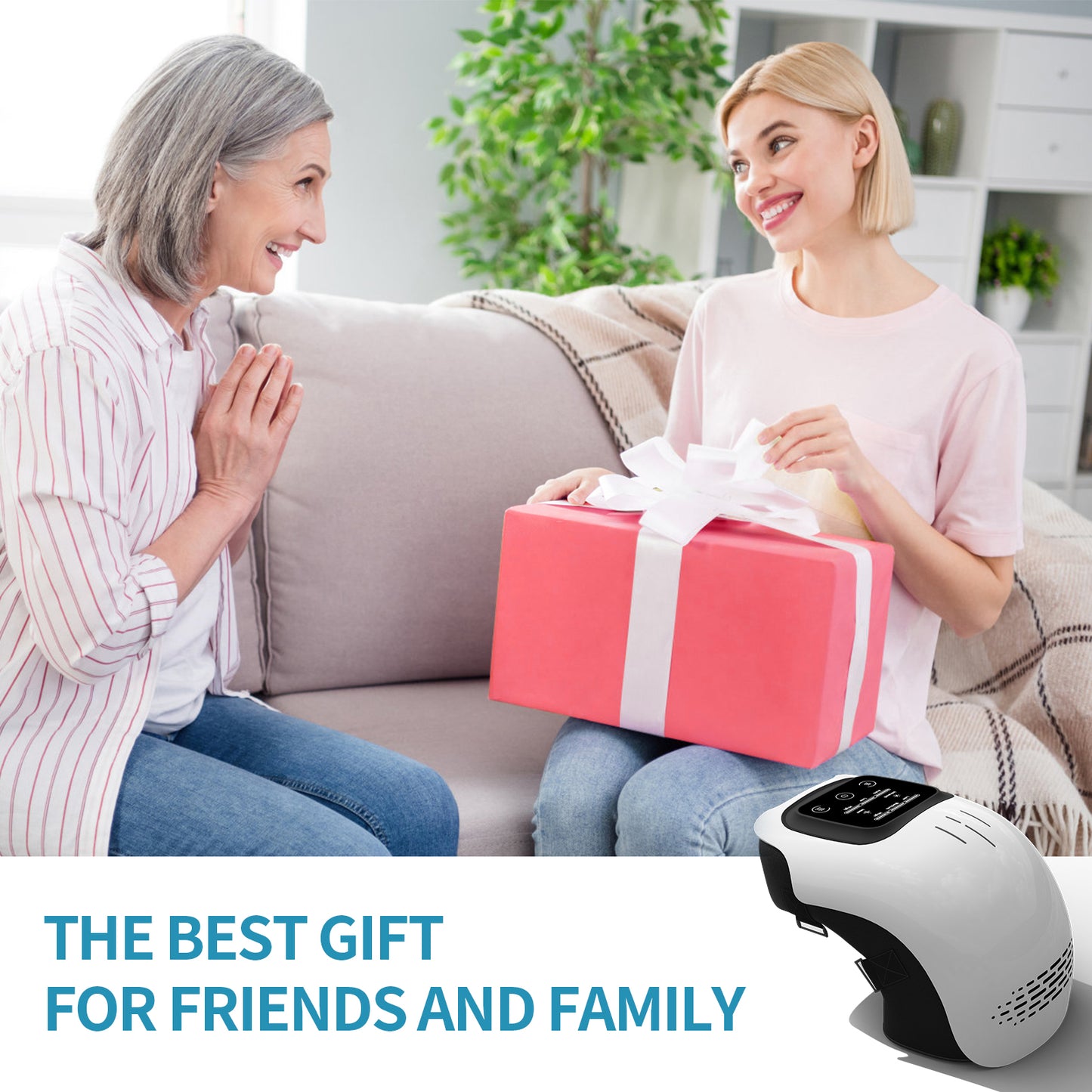 Smart Knee Massager – Deep Kneading Heat & Infrared Pain Relief Therapy