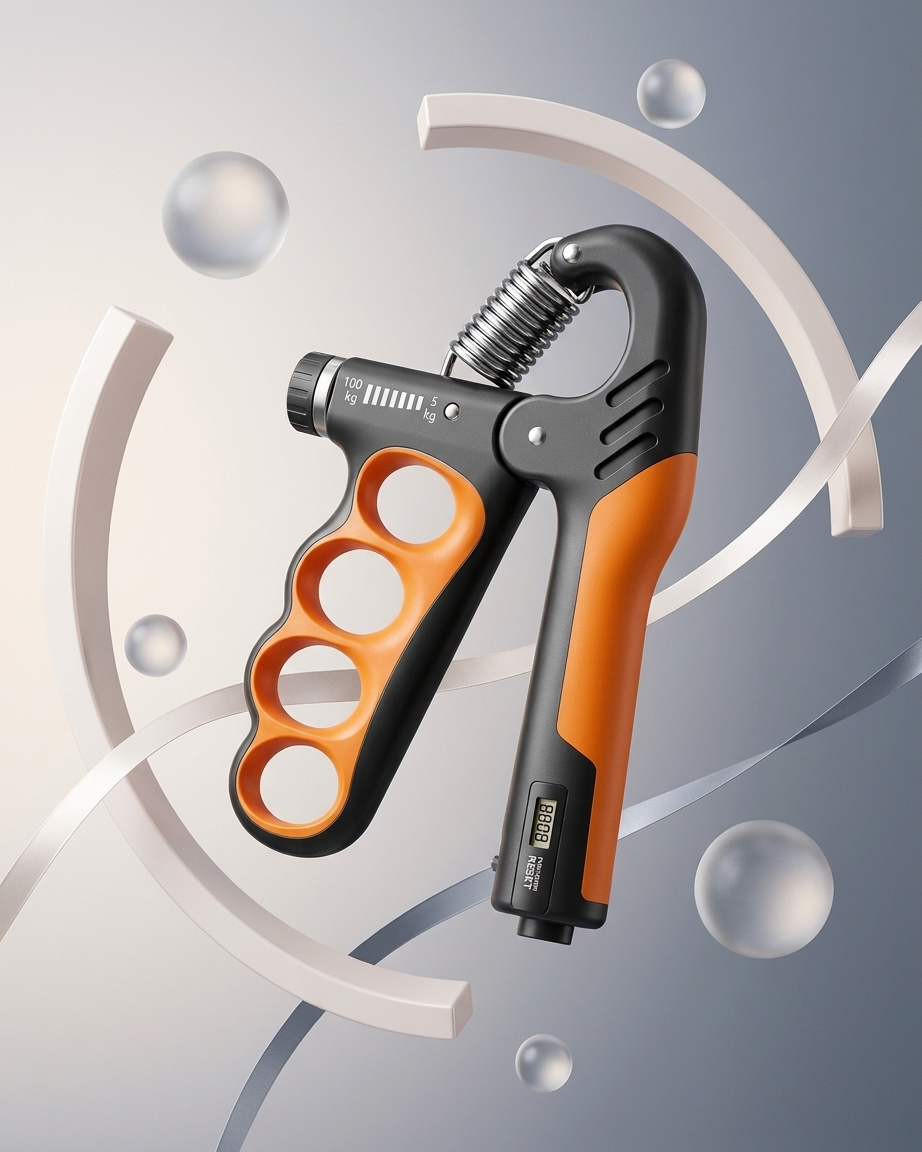 Adjustable Electronic Count Spring Grip