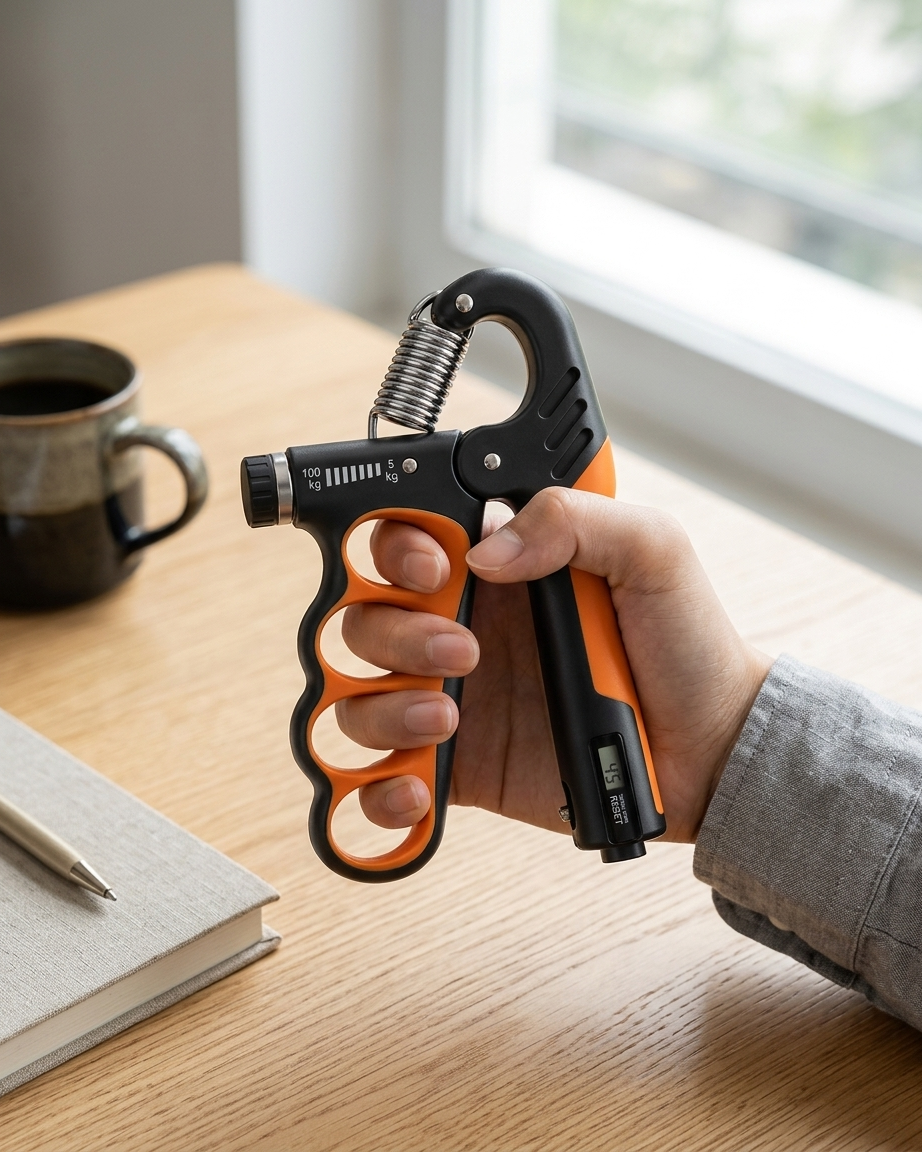 Adjustable Electronic Count Spring Grip